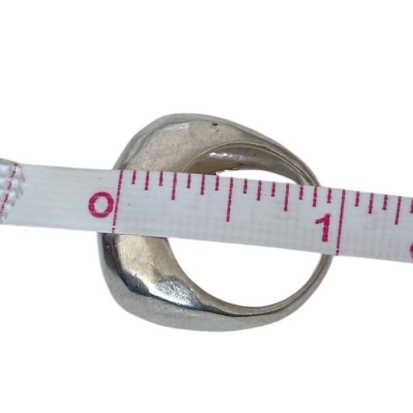 Silpada R2758 Classique Hammered 925 Sterling Silver Dome Ring Size 8 - Picture 10 of 16